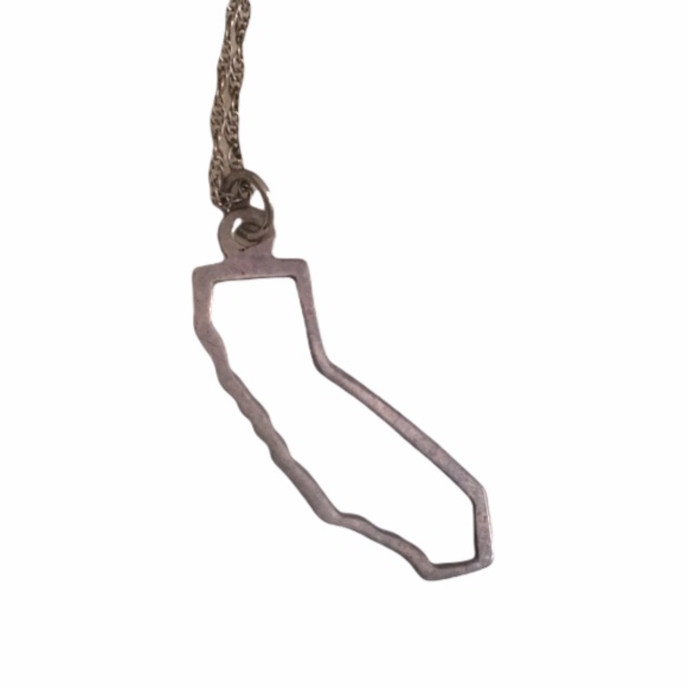 California state shape necklace